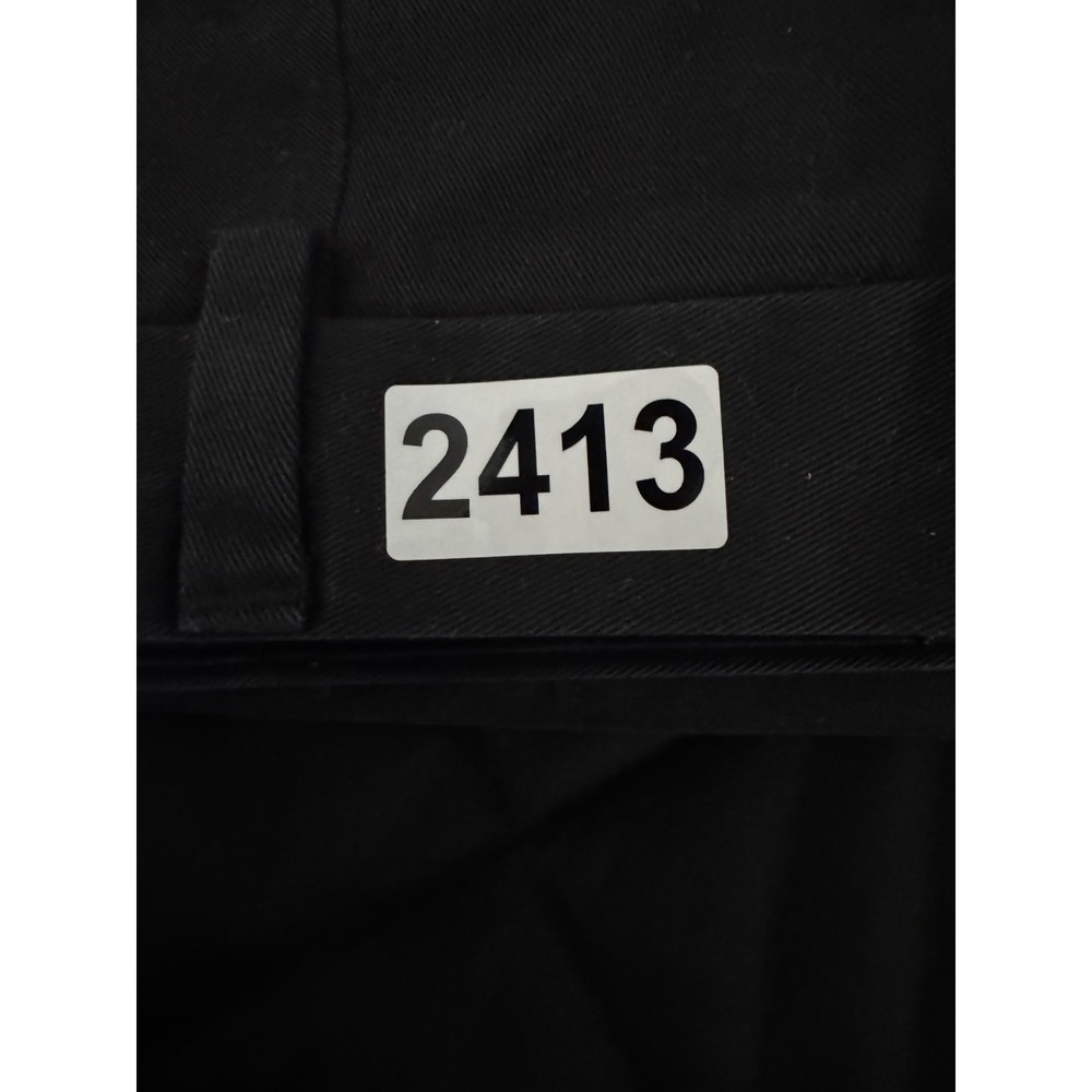 Brooks Brothers Advantage Chino Elliot Men Pleated Pant Cuffed Black 34x32 Read! - Picture 11 of 11